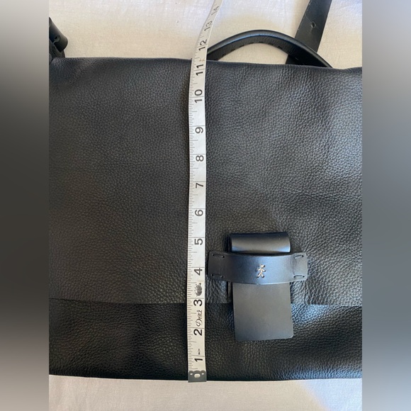 Black Leather Crossbody Bag - Picture 16 of 16